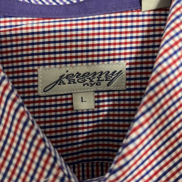 Checkered Jeremy Argyle Button Down - Picture 3 of 5